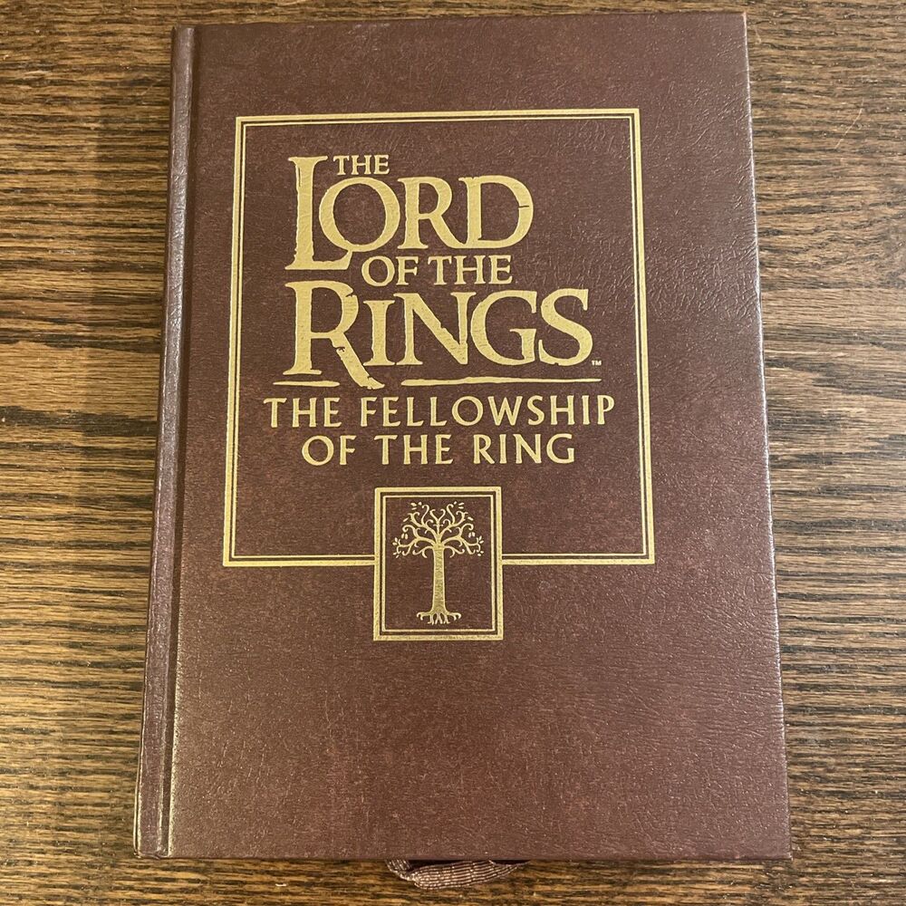 Lord of the Rings Fellowship Of The Rings Brown Journal Notebook New